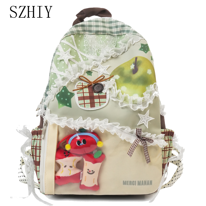 Canvas Backpack Casual - Ransel Warna-warni untuk Mahasiswa dan Wanita,