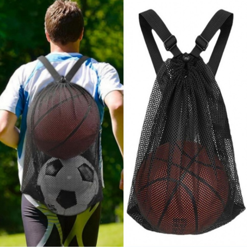 Tas Ransel Jaring Serut Portab - Drawstring Gym Bag ulasan dan harga