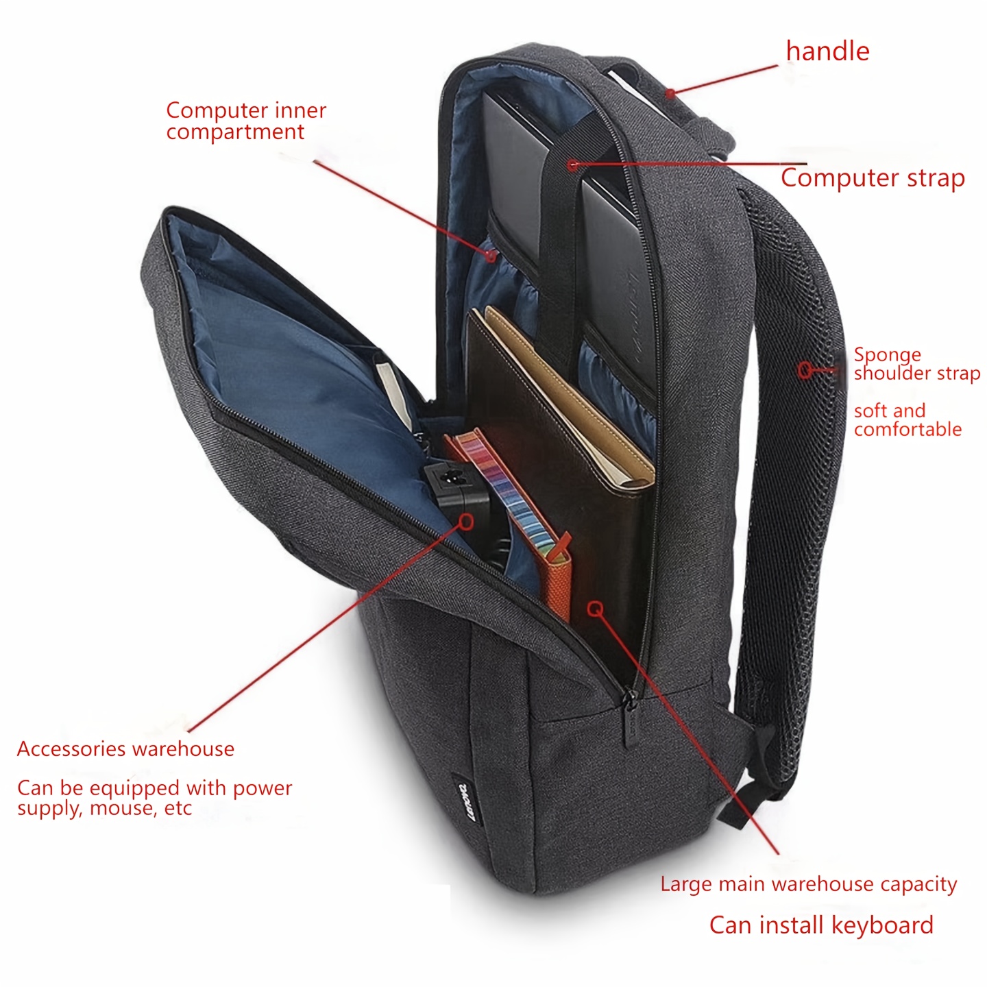 Tas Ransel Lenovo B210 |   Lap - Laptop Backpack 15.6 ulasan dan harga