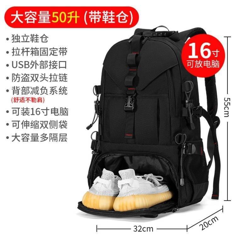 Ransel Perjalanan Pria Kapasit - Canvas Backpack Casual ulasan dan harga