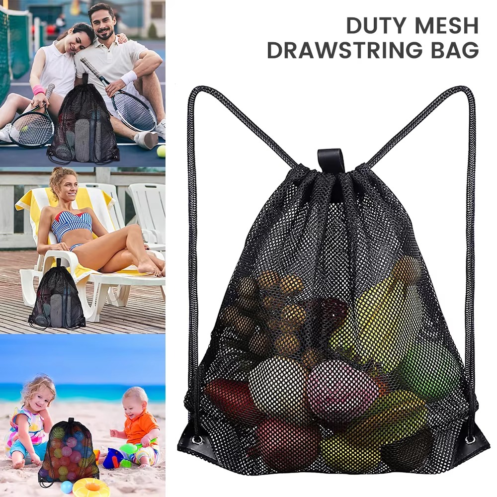 Tas Jaring Serut Tugas Berat H - Drawstring Gym Bag ulasan dan harga