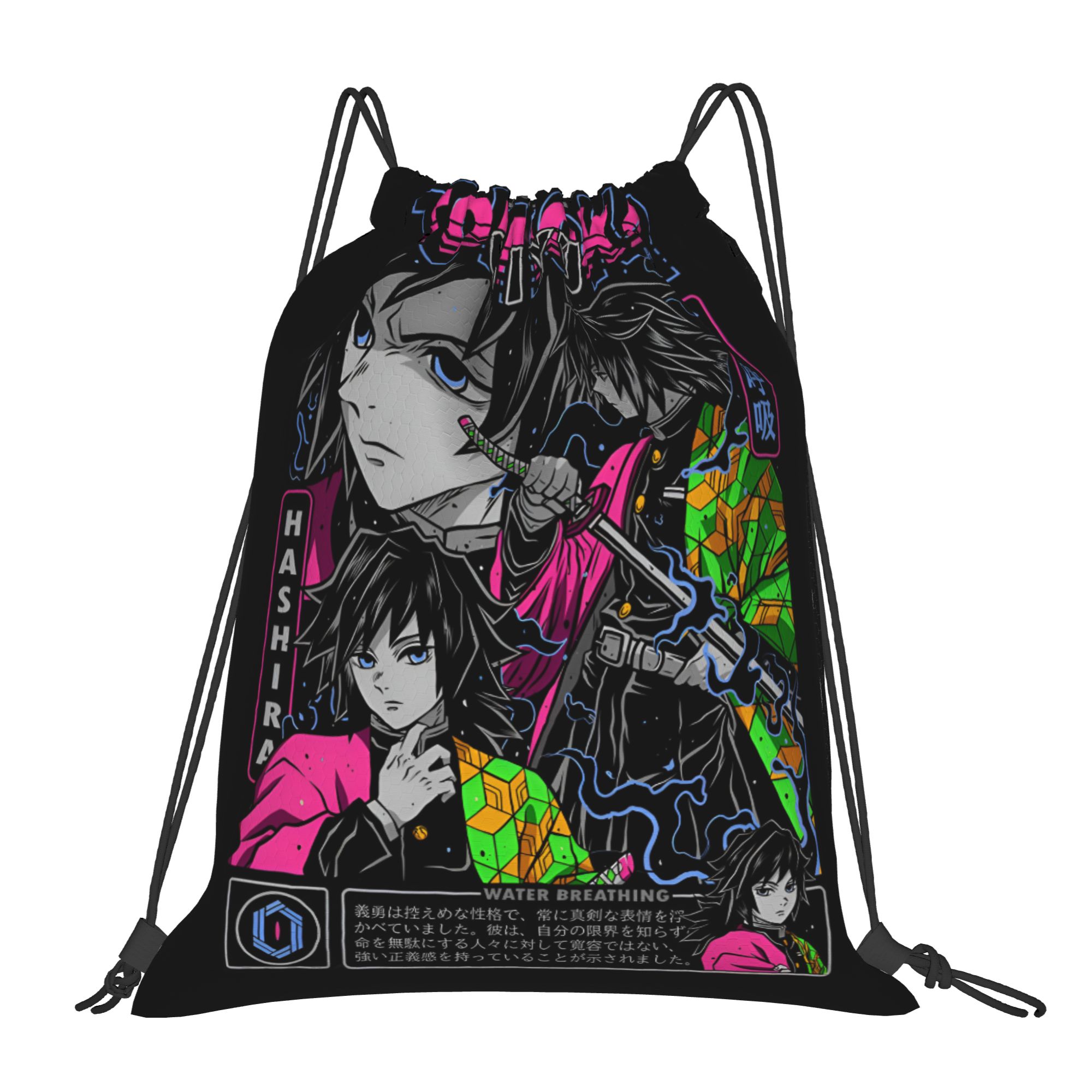 Tas Serut Demon Slayers Kustom - Drawstring Gym Bag ulasan dan harga