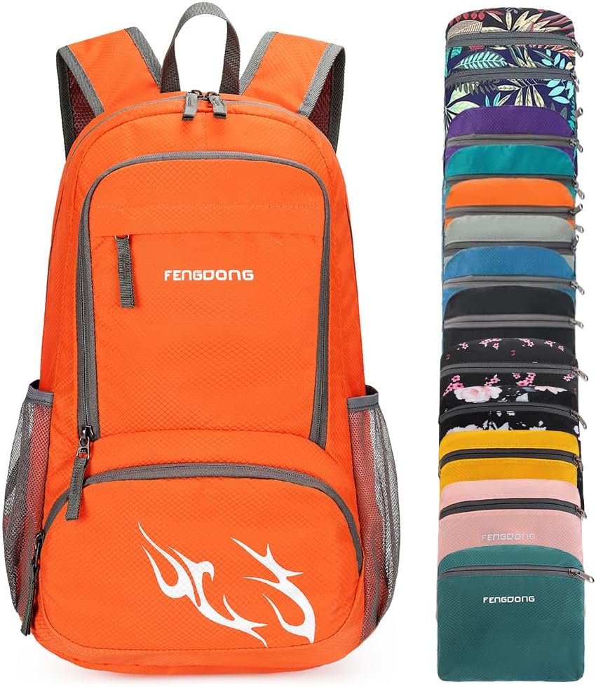 FENGDONG 35L Ransel Ringan Lip - Foldable Backpack Small ulasan dan harga