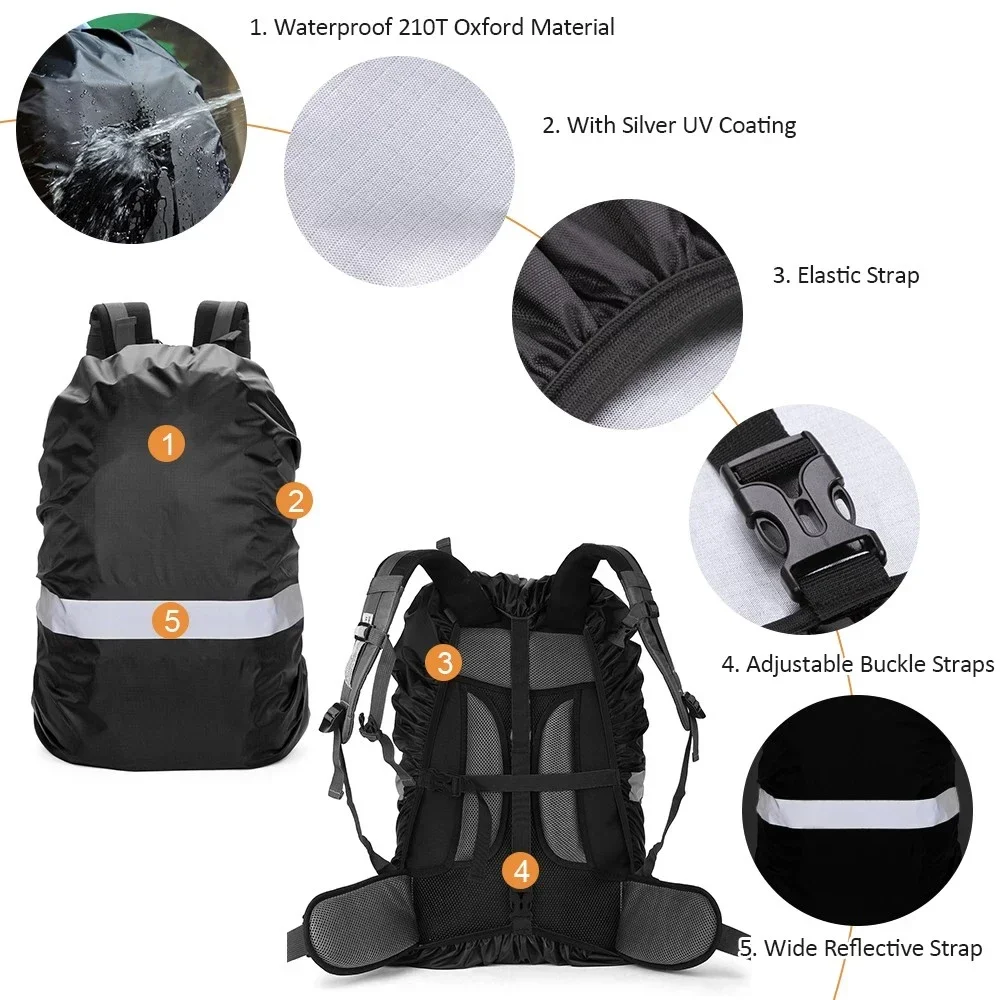 Tas ransel Anti air tali refle - Rain Cover Backpack ulasan dan harga